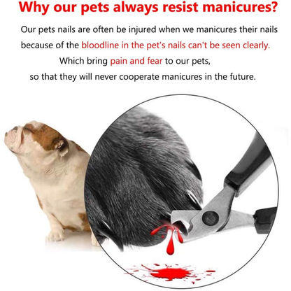 Pet Nail Clipper with LED Light