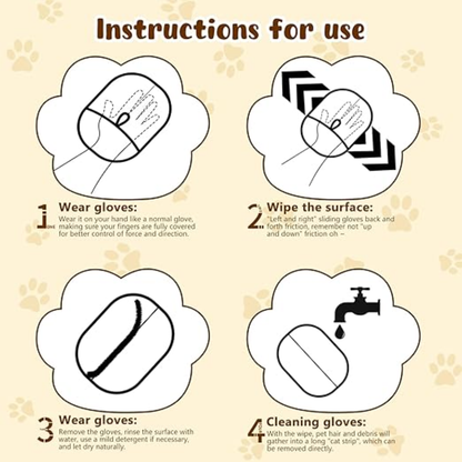 Pet Hair Removal Gloves