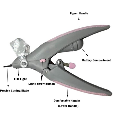 Pet Nail Clipper with LED Light
